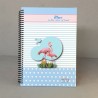 Flamingo Çizgili Not Defteri Ajanda