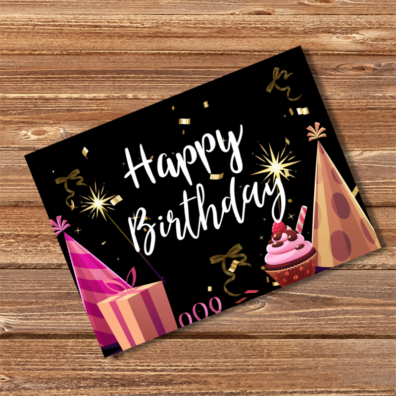Happy Birthday Doğum Günü Kutlama Kartı