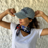 Desenli Saten Fular Bandana